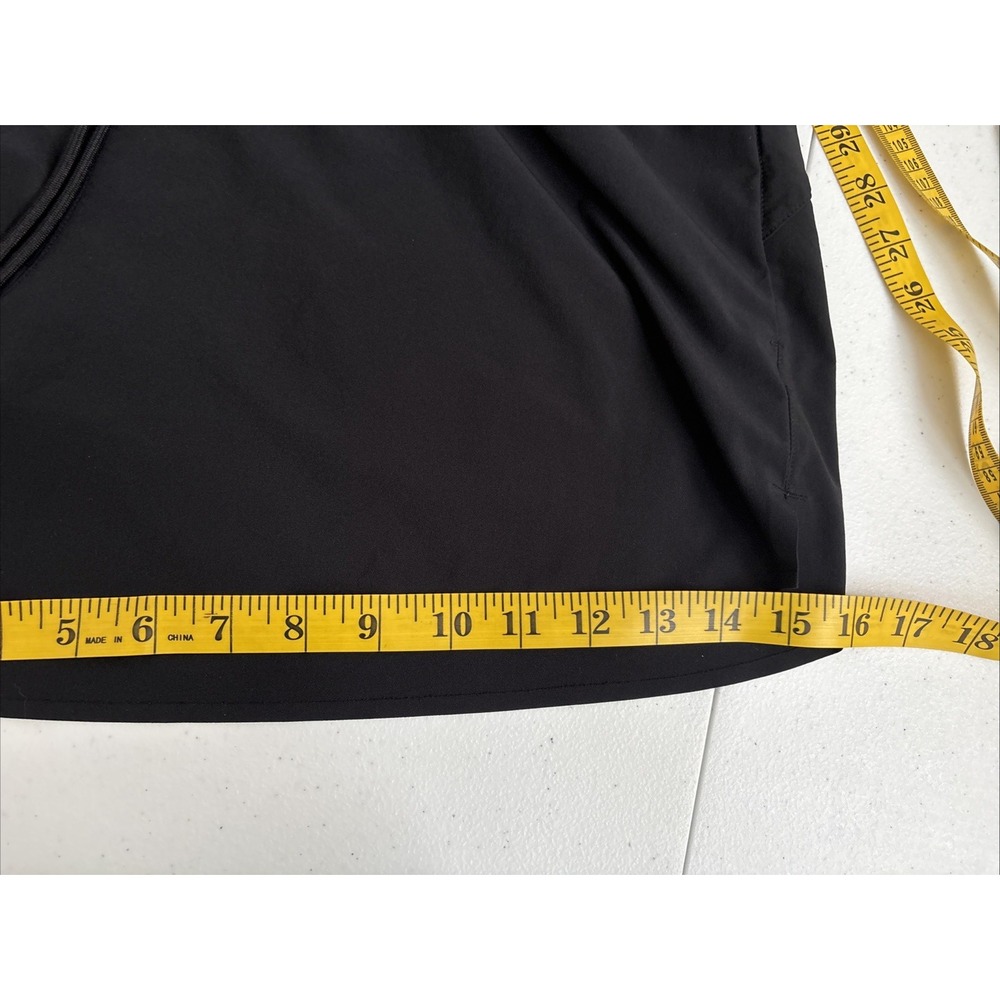 Athleta Women's XL Black Elastic Waist Activewear Running‎ Crossroads Shorts - Picture 15 of 16